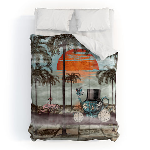 Belle13 Alice Goes To California Comforter