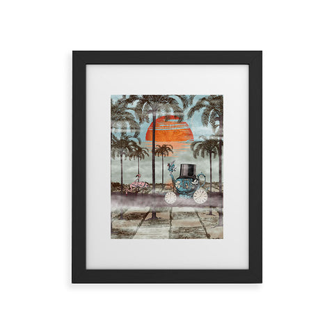 Belle13 Alice Goes To California Framed Art Print