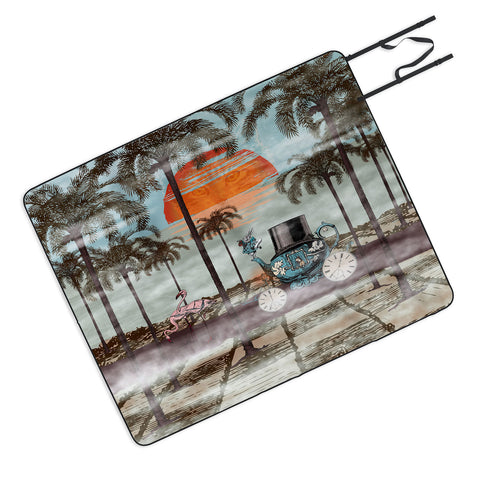 Belle13 Alice Goes To California Picnic Blanket