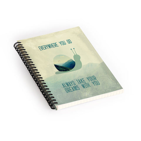 Belle13 Always Take Your Dreams With You Spiral Notebook