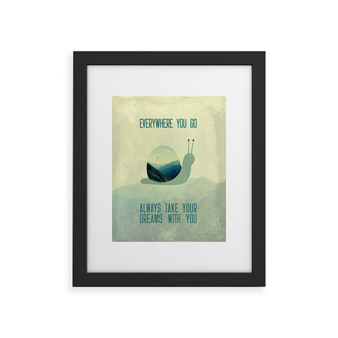 Belle13 Always Take Your Dreams With You Framed Art Print