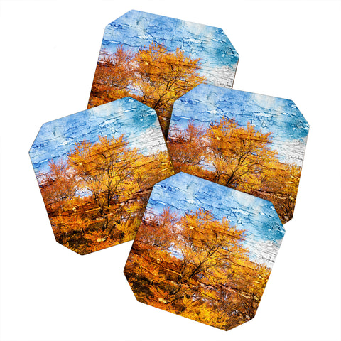 Belle13 An Autumn Day Coaster Set