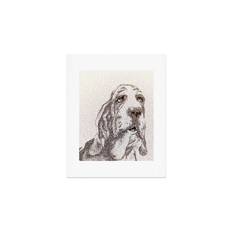 Belle13 Basset Hound Art Print