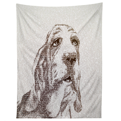 Belle13 Basset Hound Tapestry