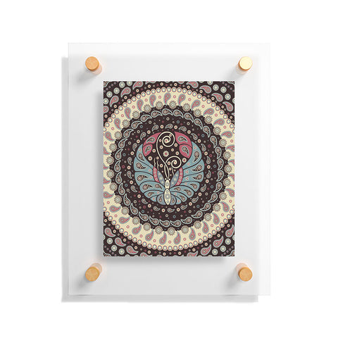 Belle13 Butterfly Mandala Floating Acrylic Print