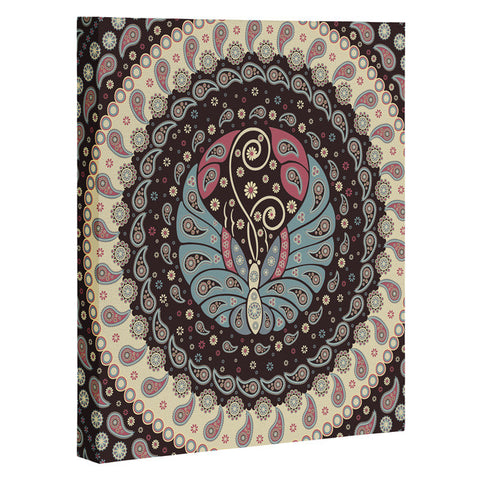 Belle13 Butterfly Mandala Art Canvas