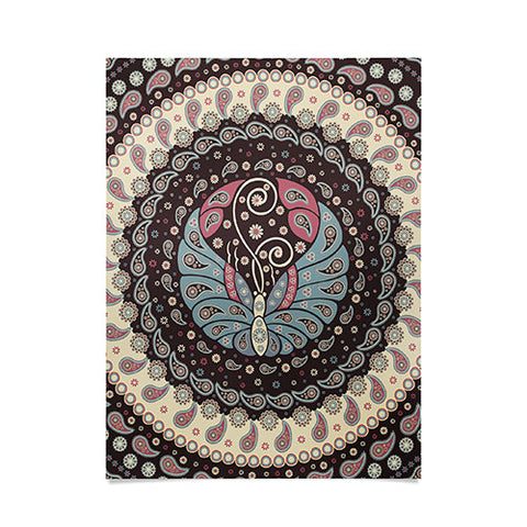 Belle13 Butterfly Mandala Poster