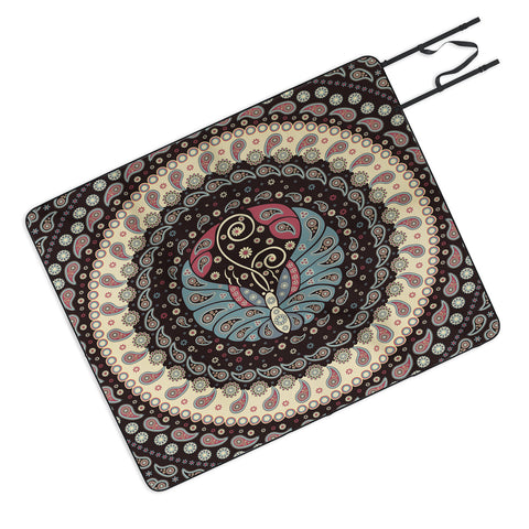 Belle13 Butterfly Mandala Picnic Blanket