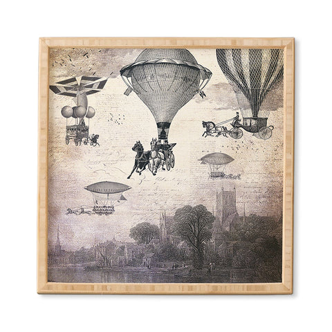 Belle13 Carrilloons Over The City Framed Wall Art