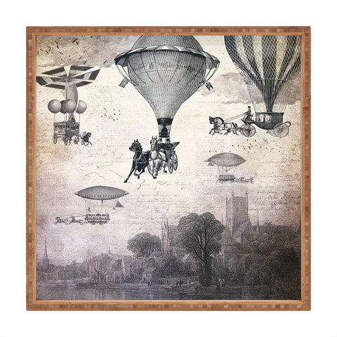 Belle13 Carrilloons Over The City Square Tray