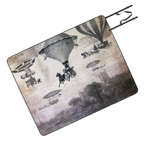 Belle13 Carrilloons Over The City Picnic Blanket