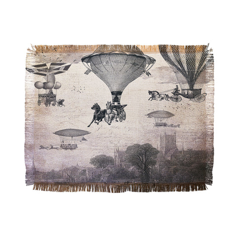 Belle13 Carrilloons Over The City Throw Blanket
