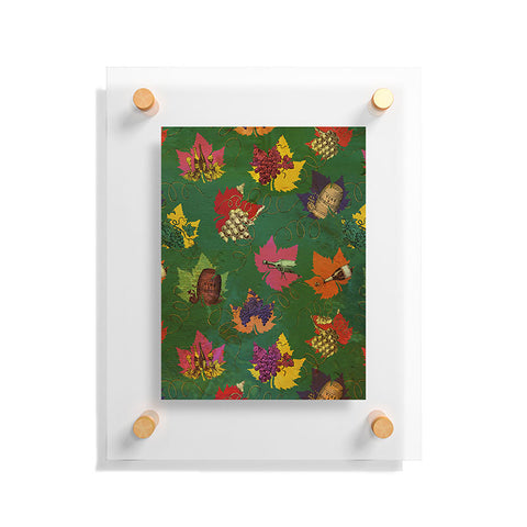 Belle13 Celebrating Autumn Pattern Floating Acrylic Print