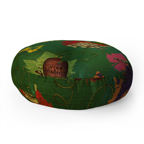 Belle13 Celebrating Autumn Pattern Floor Pillow Round