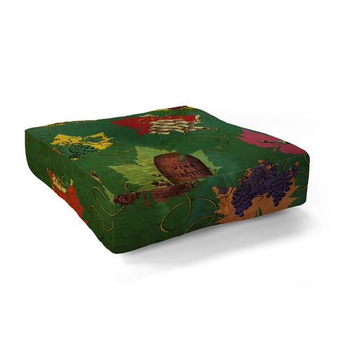 Belle13 Celebrating Autumn Pattern Floor Pillow Square