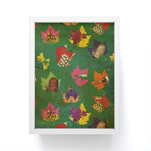Belle13 Celebrating Autumn Pattern Framed Mini Art Print