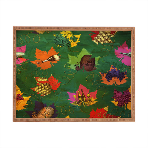 Belle13 Celebrating Autumn Pattern Rectangular Tray