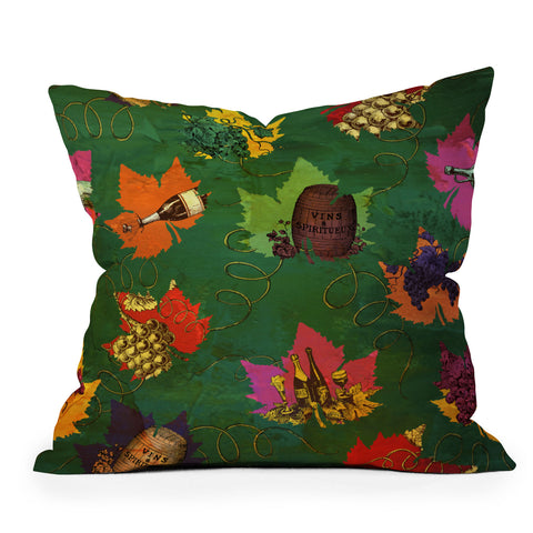 Belle13 Celebrating Autumn Pattern Throw Pillow
