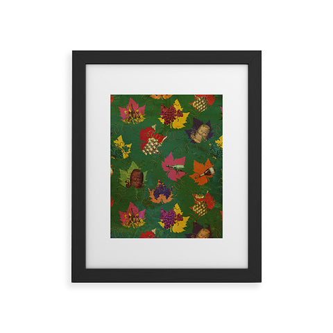 Belle13 Celebrating Autumn Pattern Framed Art Print