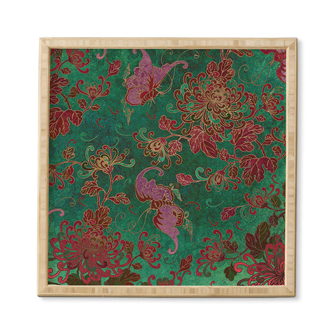 Belle13 Chrysanthemum Garden Framed Wall Art