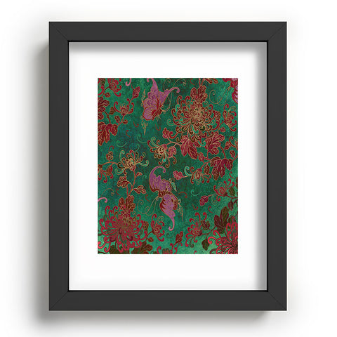 Belle13 Chrysanthemum Garden Recessed Framing Rectangle