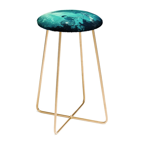 Belle13 Concert Under The Sea Counter Stool