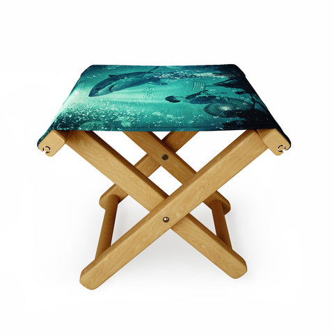 Belle13 Concert Under The Sea Folding Stool