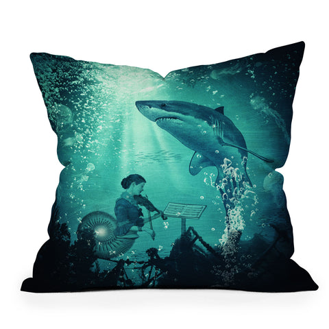 Belle13 Concert Under The Sea Throw Pillow