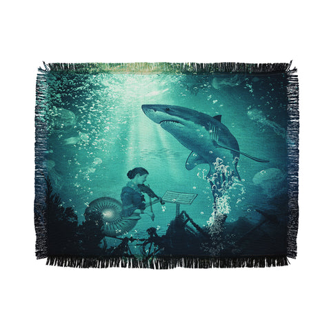 Belle13 Concert Under The Sea Throw Blanket