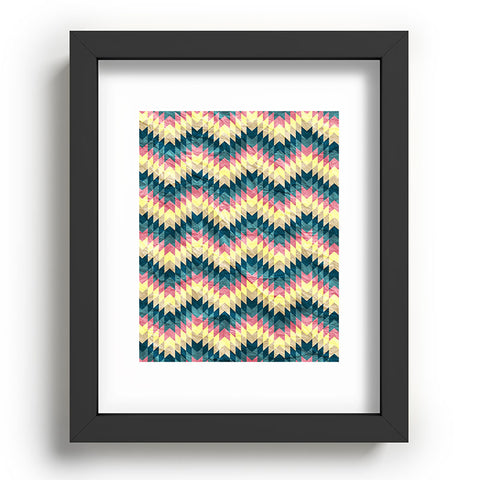 Belle13 Crazy Chevron Recessed Framing Rectangle