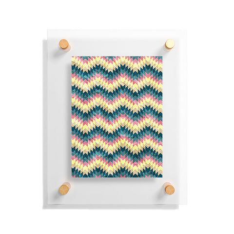 Belle13 Crazy Chevron Floating Acrylic Print