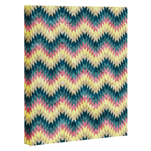 Belle13 Crazy Chevron Art Canvas