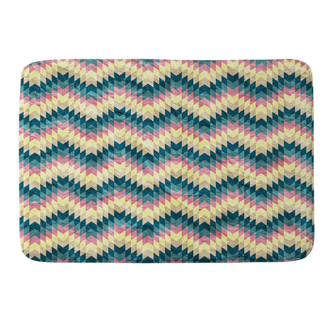 Belle13 Crazy Chevron Memory Foam Bath Mat