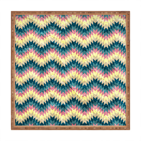Belle13 Crazy Chevron Square Tray