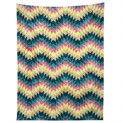 Belle13 Crazy Chevron Tapestry