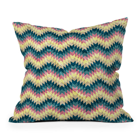 Belle13 Crazy Chevron Throw Pillow