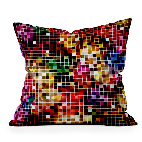 Belle13 Crazy Disco Throw Pillow