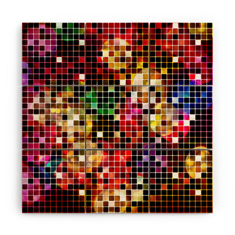 Belle13 Crazy Disco Wood Wall Mural