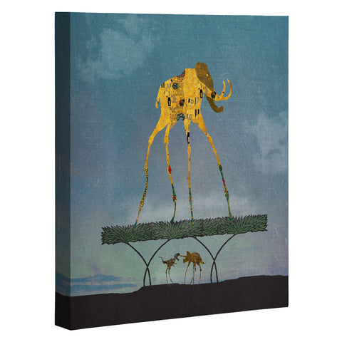 Belle13 Dalimt Prehistoric Fantasy Art Canvas