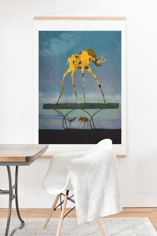 Belle13 Dalimt Prehistoric Fantasy Art Print And Hanger