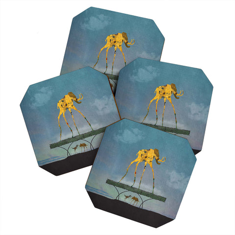 Belle13 Dalimt Prehistoric Fantasy Coaster Set