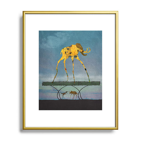 Belle13 Dalimt Prehistoric Fantasy Metal Framed Art Print