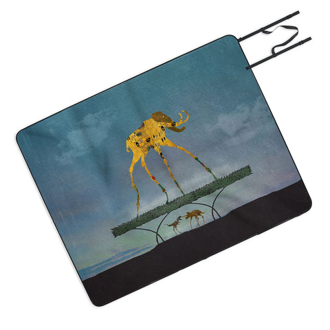 Belle13 Dalimt Prehistoric Fantasy Picnic Blanket