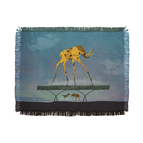Belle13 Dalimt Prehistoric Fantasy Throw Blanket