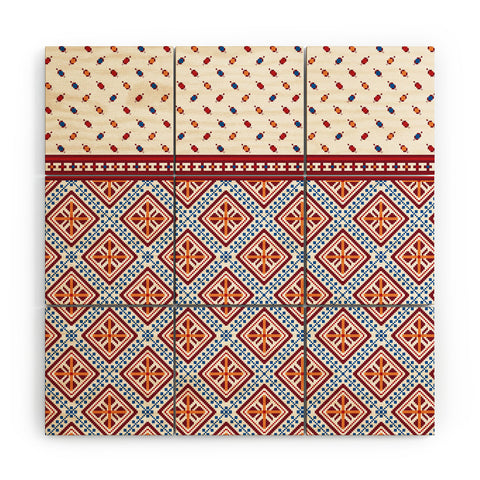 Belle13 Deco Design Wood Wall Mural