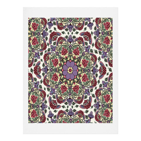 Belle13 Deco Floral Art Print