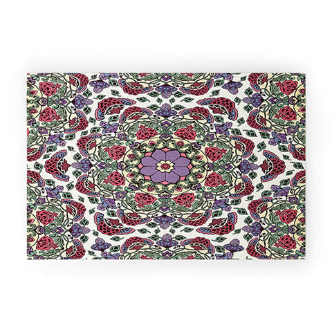 Belle13 Deco Floral Welcome Mat