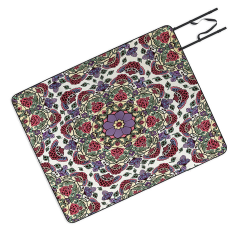 Belle13 Deco Floral Picnic Blanket