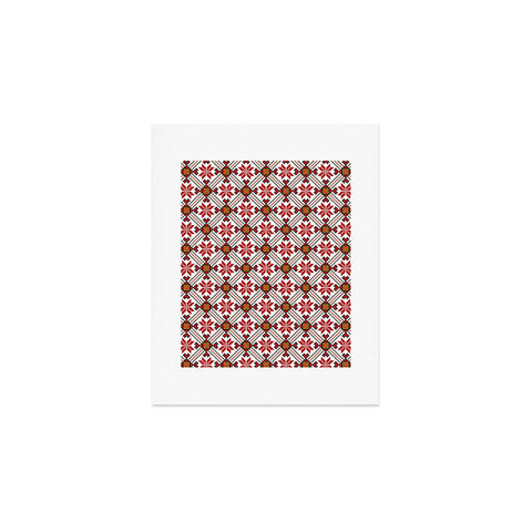 Belle13 Deco Pattern Art Print