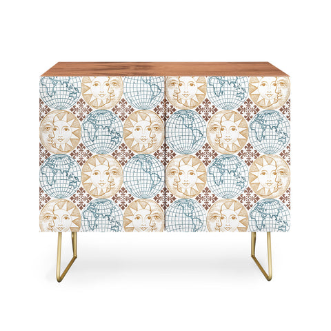 Belle13 Earth Moon Sun Credenza